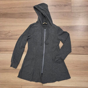 Women's Miusey Dark Grey Full Zip Hoodie size Small